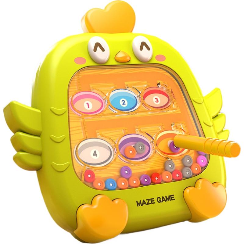 Magnetic bead maze toy for children, magnetic pen control puzzle board, number game, intelligence and concentration training